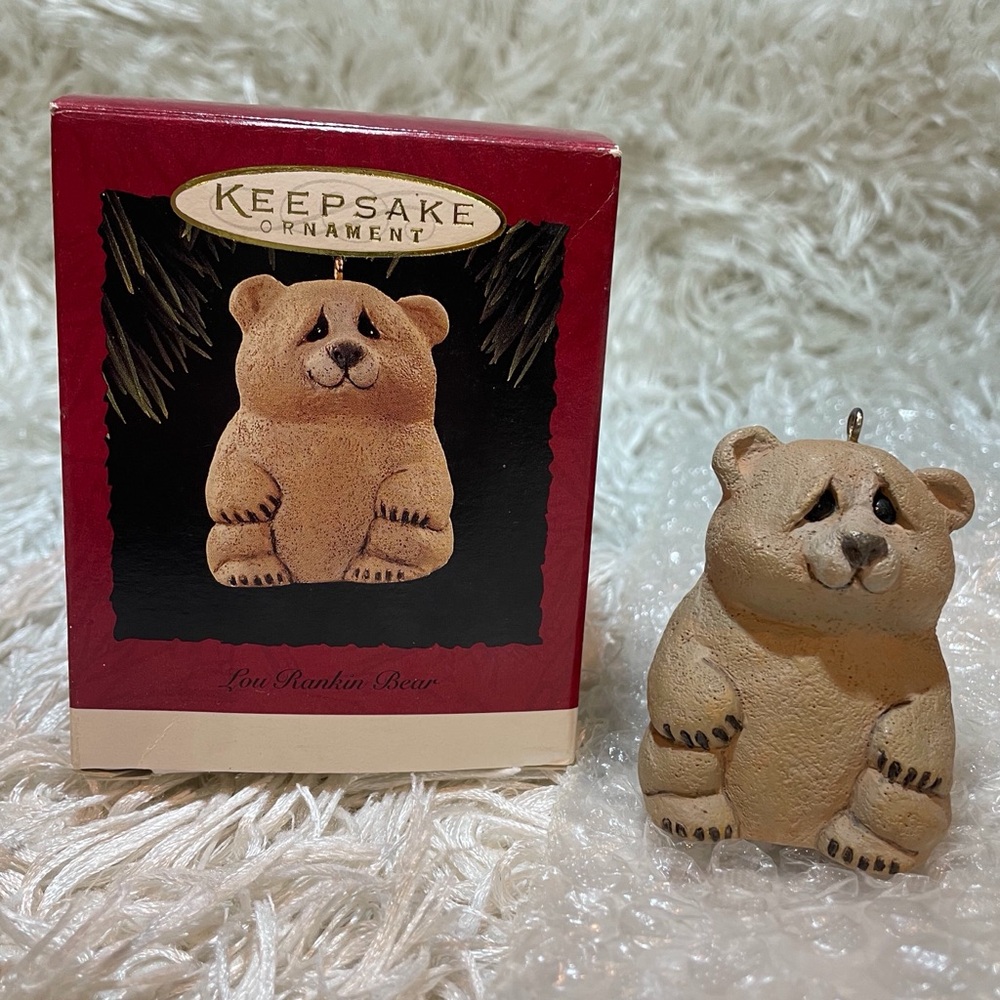 Hallmark Keepsake Ornament Vintage 1995 Lou Rankin Bear